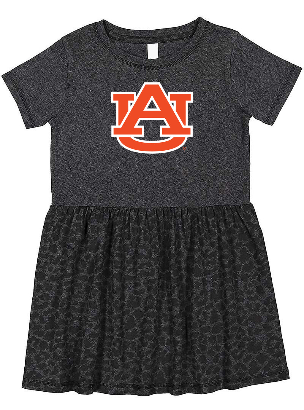 Auburn Tigers Toddler Dress - Smoke/Black Leopard