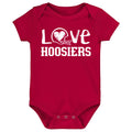 Indiana Hoosiers Doodle Art Baby Bodysuit