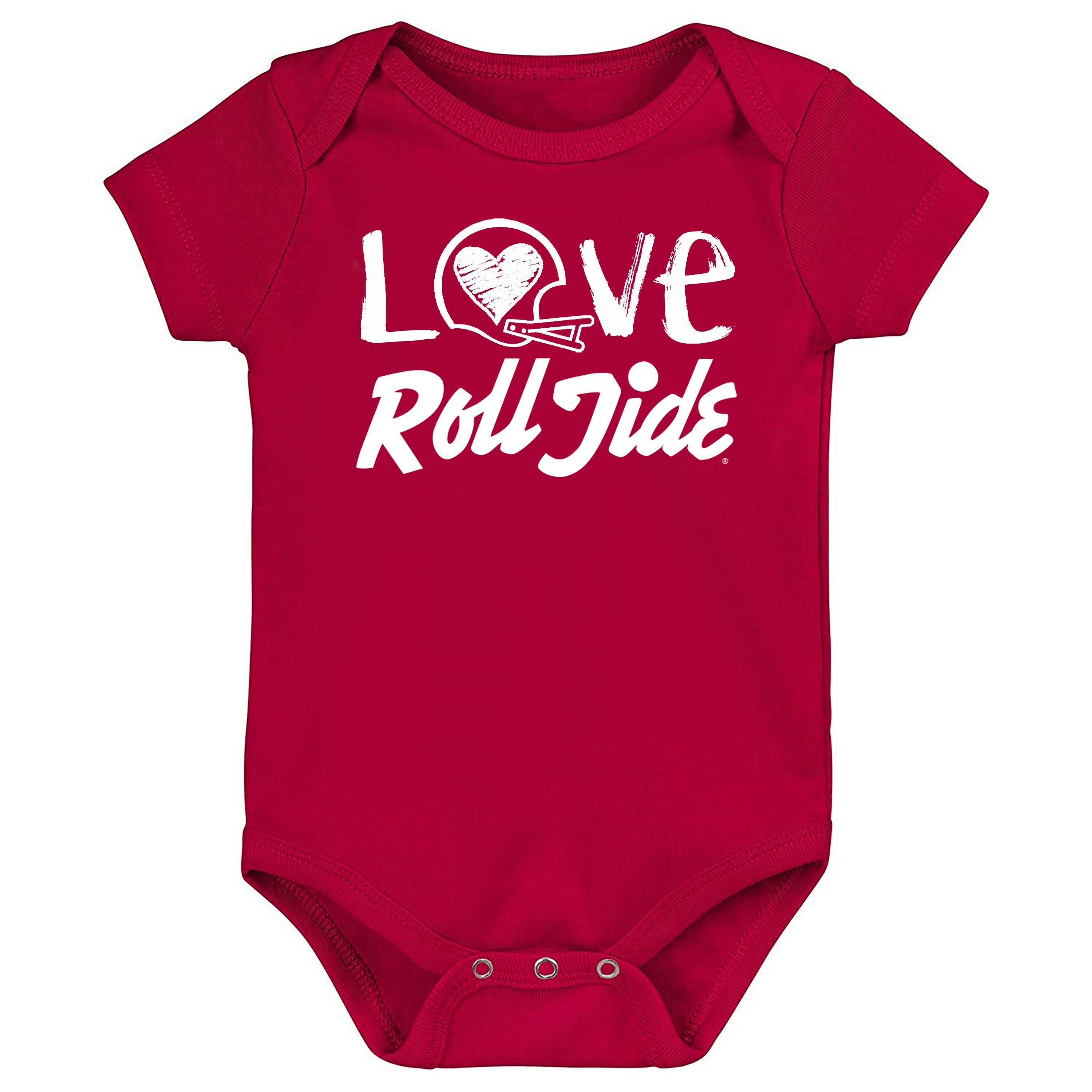 Alabama Crimson Tide Doodle Art Baby Bodysuit