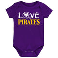 ECU Pirates Doodle Art Baby Bodysuit