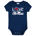 Ole Miss Rebels Doodle Art Baby Bodysuit