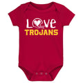 USC Trojans Doodle Art Baby Bodysuit