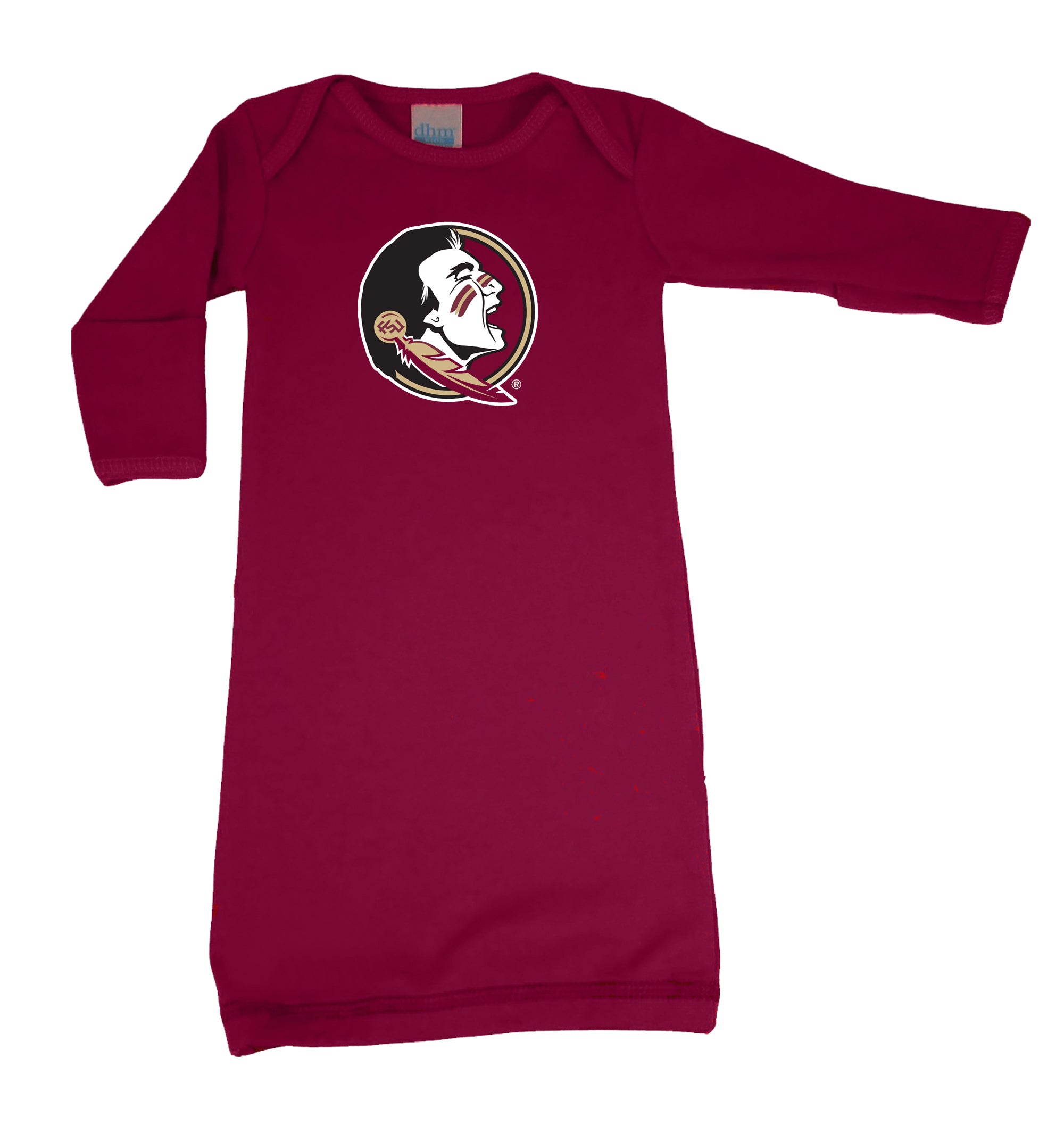 Florida State Seminoles LOGO Baby Layette Gown
