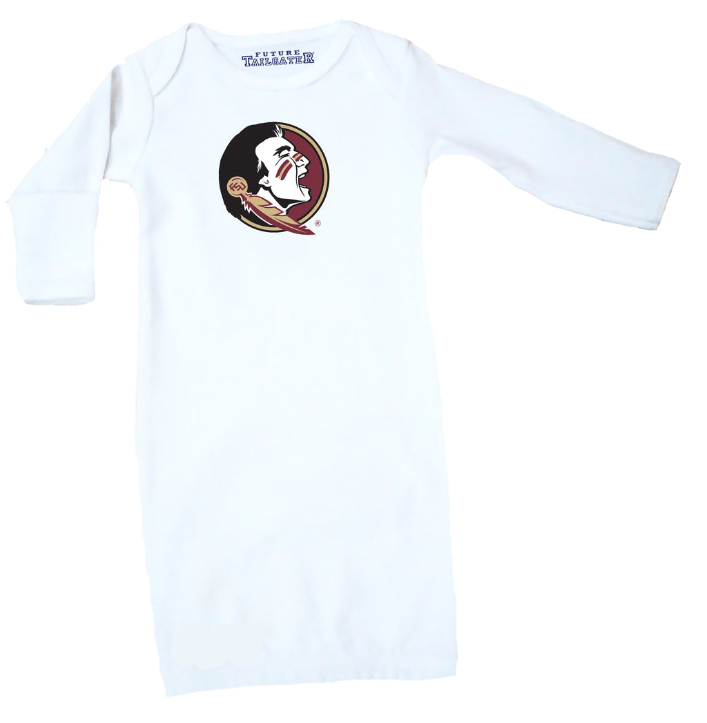 Florida State Seminoles LOGO Baby Layette Gown