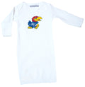 Kansas Jayhawks LOGO Baby Layette Gown