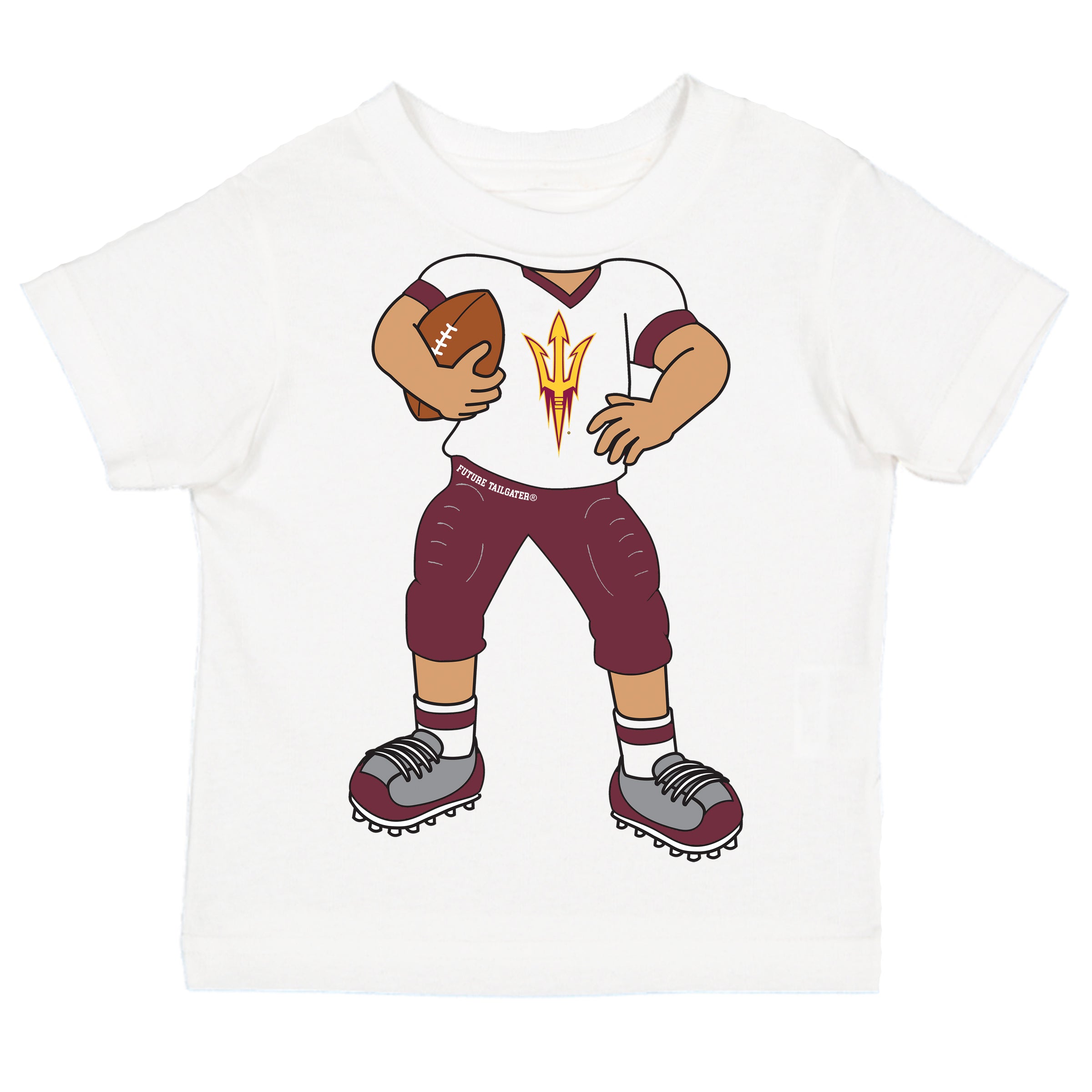 Arizona State Sun Devils Heads Up! Football Player Baby/Toddler/Youth T-Shirt