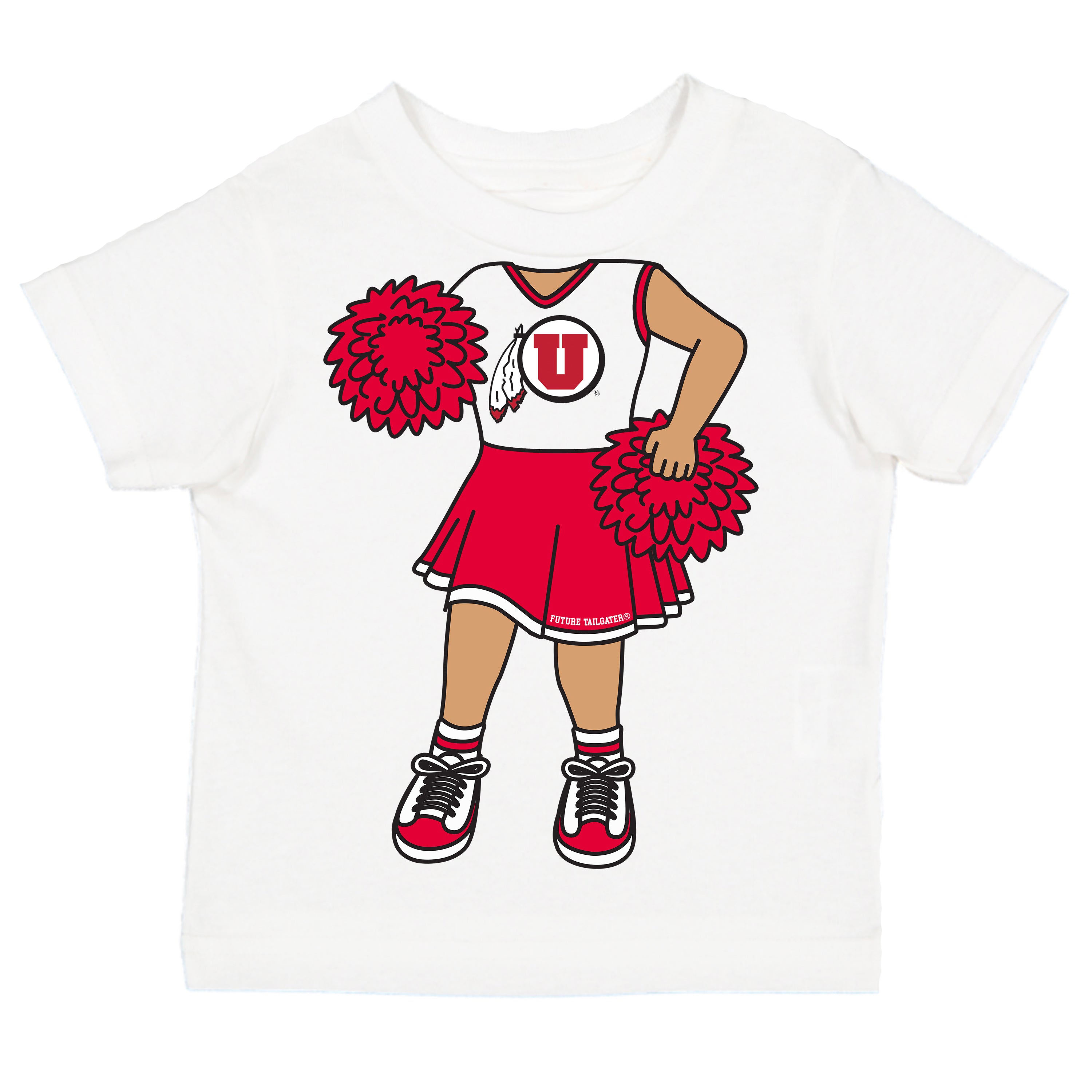 Utah Utes Heads Up! Cheerleader Baby/Toddler/Youth T-Shirt