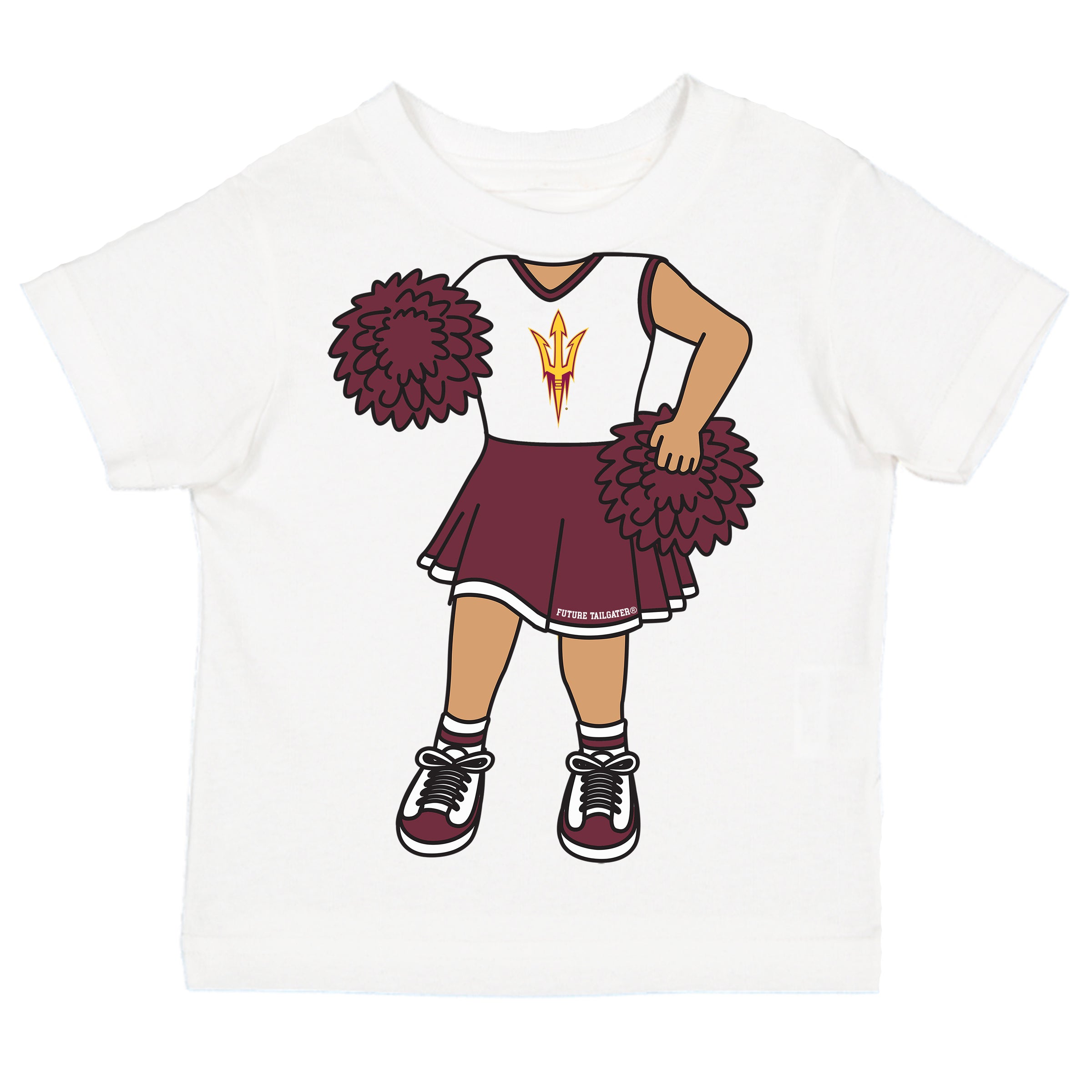 Arizona State Sun Devils Heads Up! Cheerleader Baby/Toddler/Youth T-Shirt