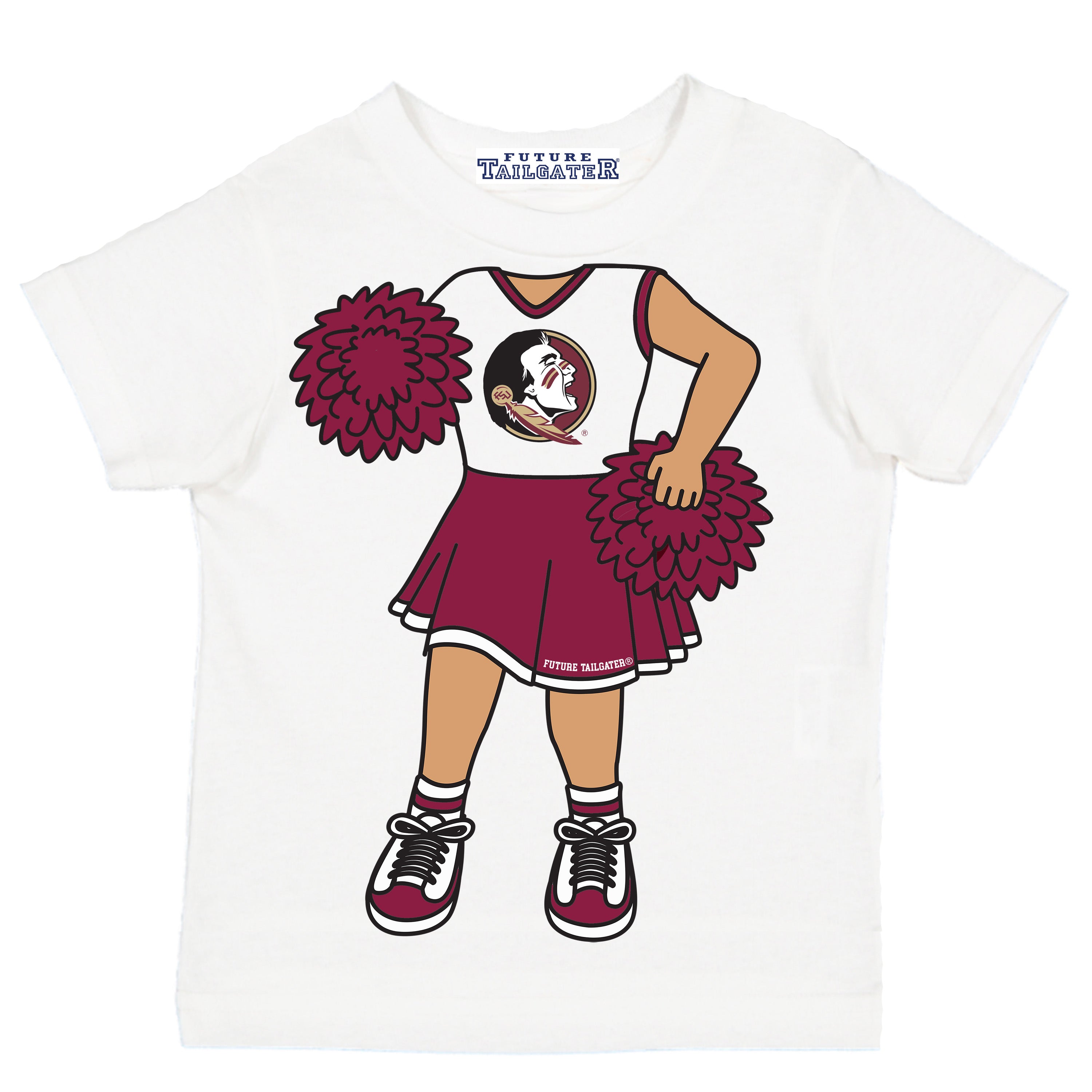Florida State Seminoles Heads Up! Cheerleader Baby/Toddler/Youth T-Shirt