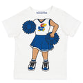 Kansas Jayhawks Heads Up! Cheerleader Baby/Toddler/Youth T-Shirt