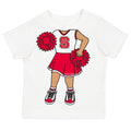 NC State Wolfpack Heads Up! Cheerleader Baby/Toddler/Youth T-Shirt