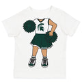 Michigan State Spartans Heads Up! Cheerleader Baby/Toddler/Youth T-Shirt