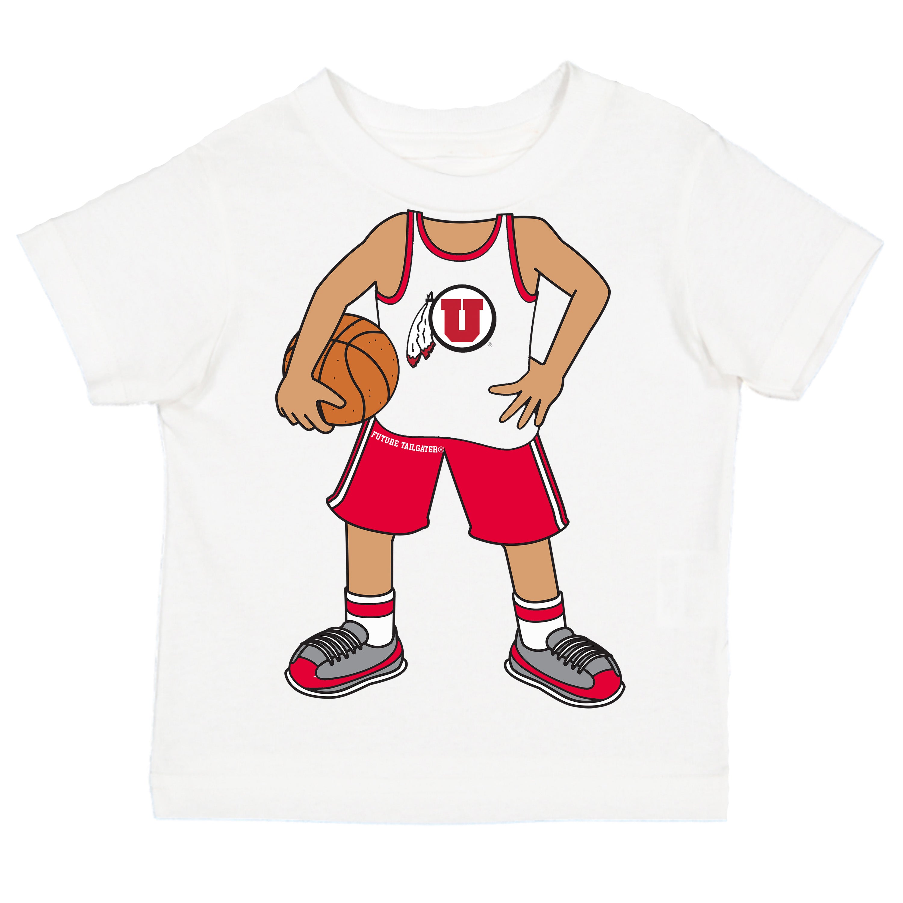Utah Utes Heads Up! Basketball Player Baby/Toddler/Youth T-Shirt