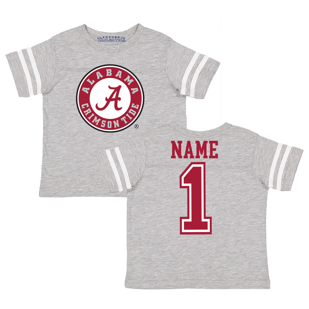 Alabama Crimson Tide Football Jersey Baby/Toddler/Youth T-Shirt - Personalized