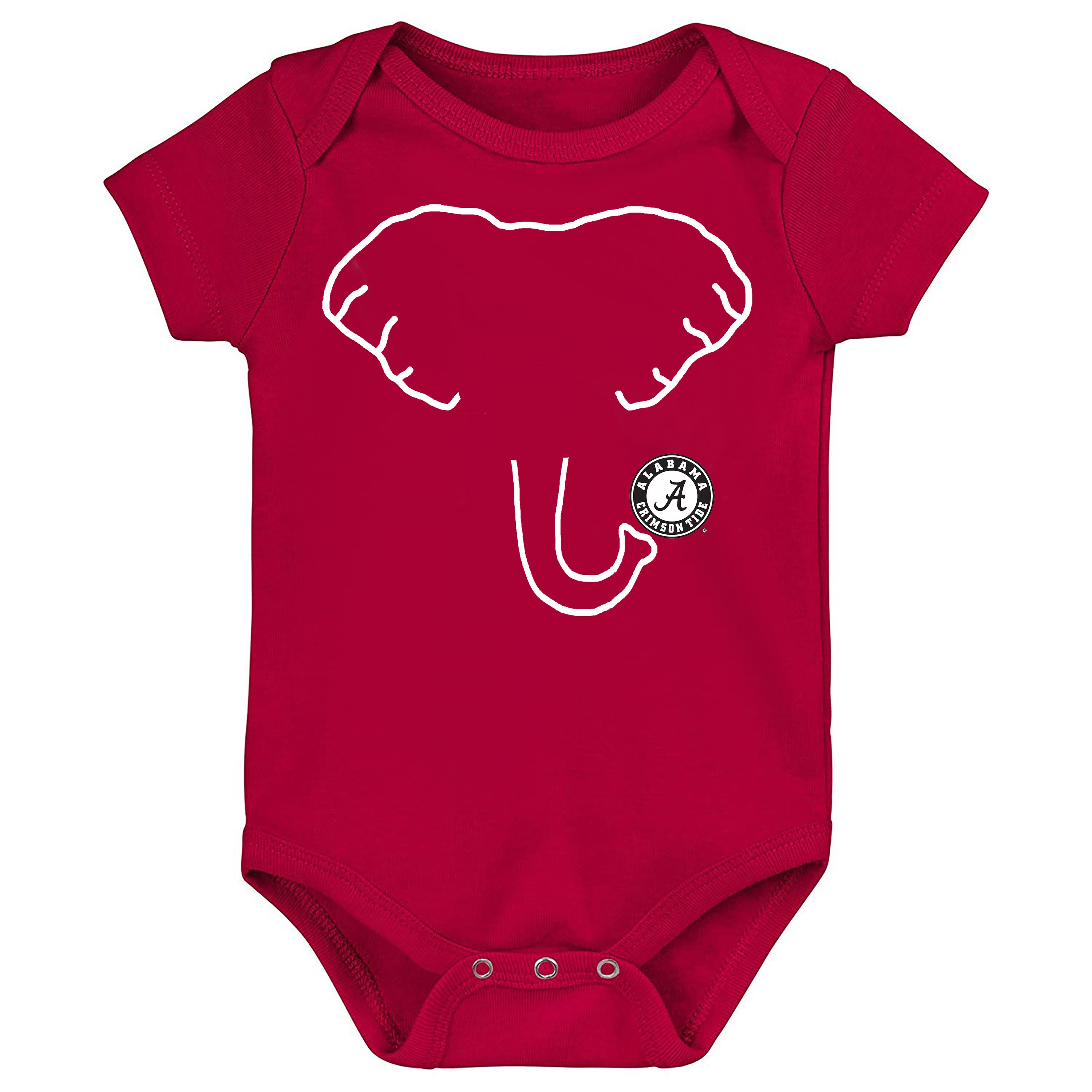 Alabama Crimson Tide FANIMAL Baby Bodysuit