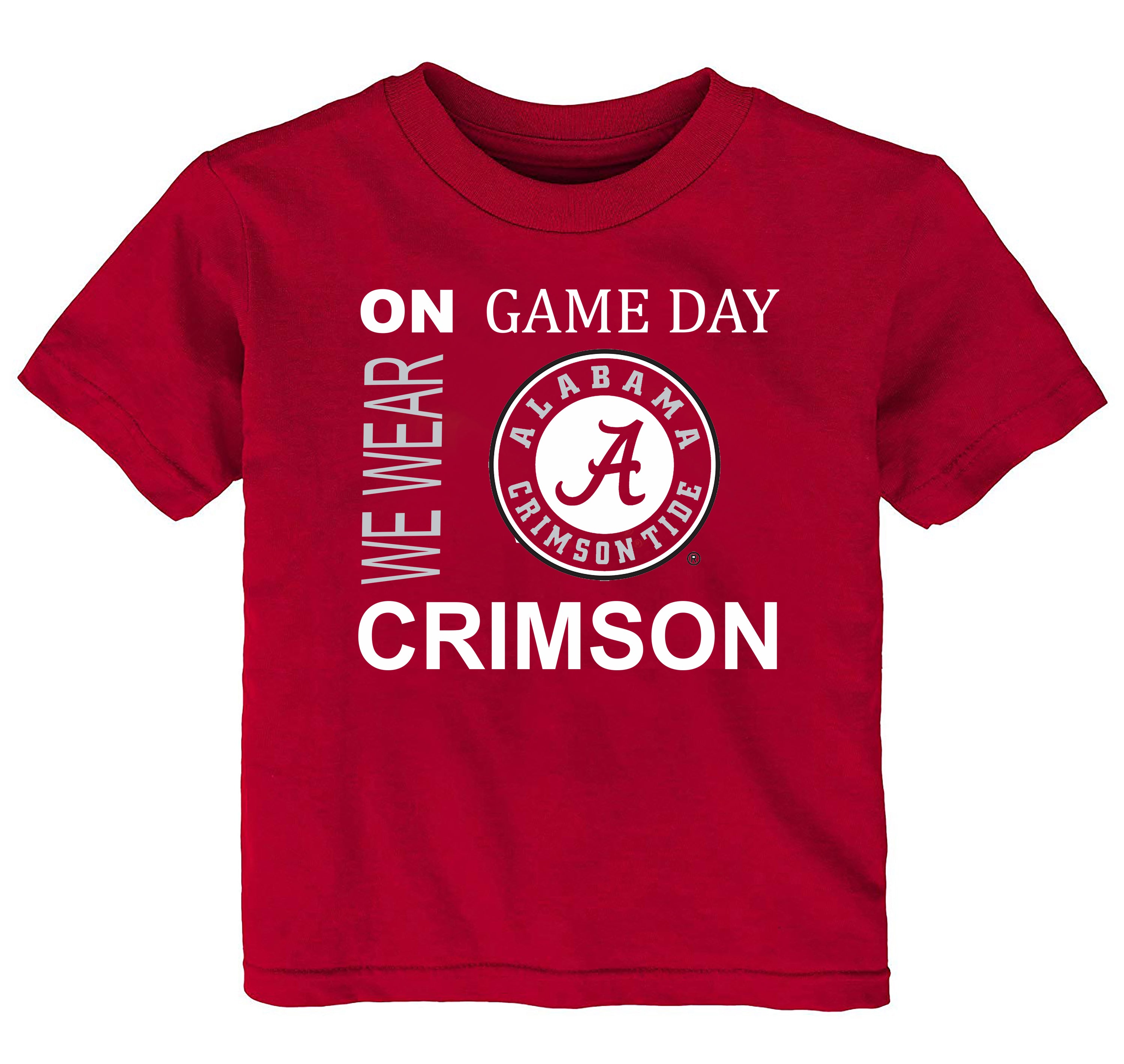Alabama Crimson Tide On Game Day Baby/Toddler/Youth T-Shirt