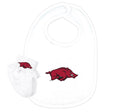 Arkansas Razorbacks Baby Bib and Socks Set