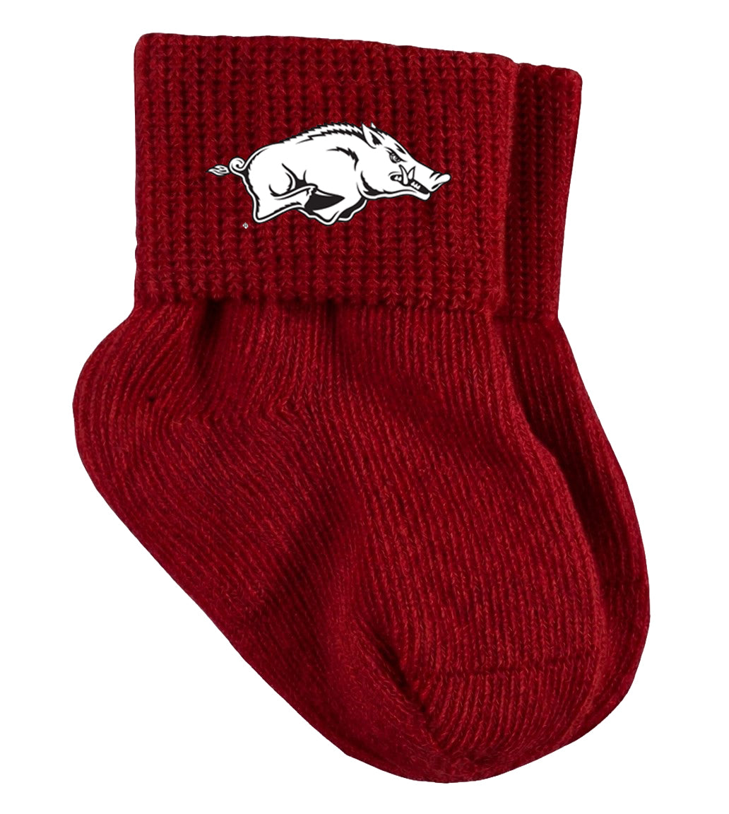 Arkansas Razorbacks Baby Socks