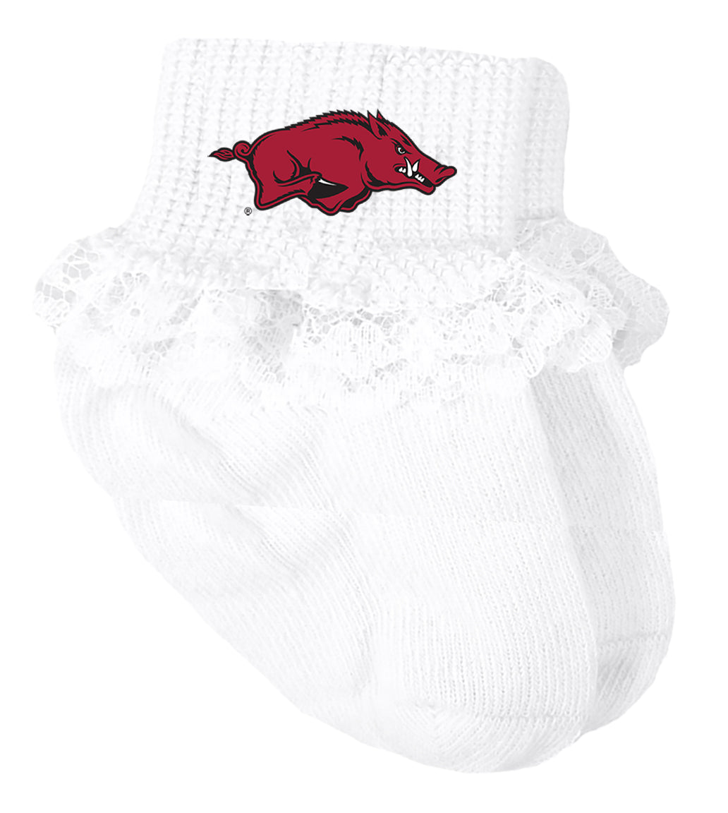 Arkansas Razorbacks Baby Socks