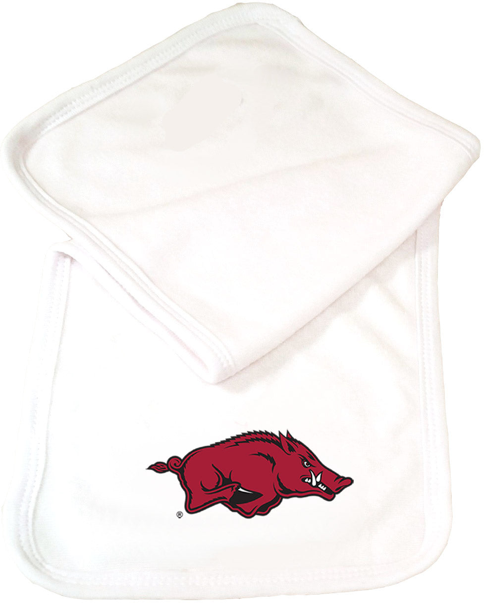 Arkansas Razorbacks Baby Burp Cloth