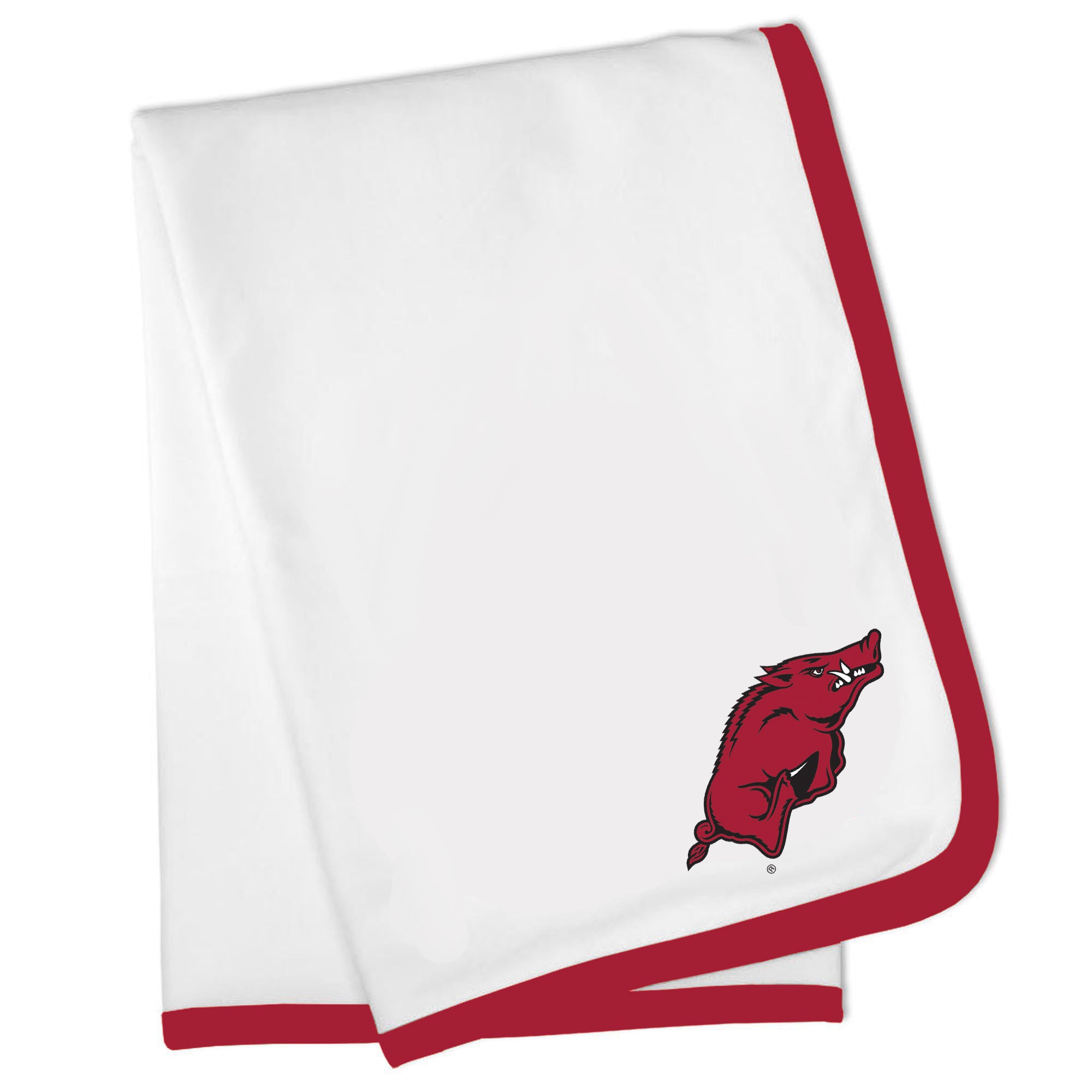 Arkansas Razorbacks Baby Receiving Blanket