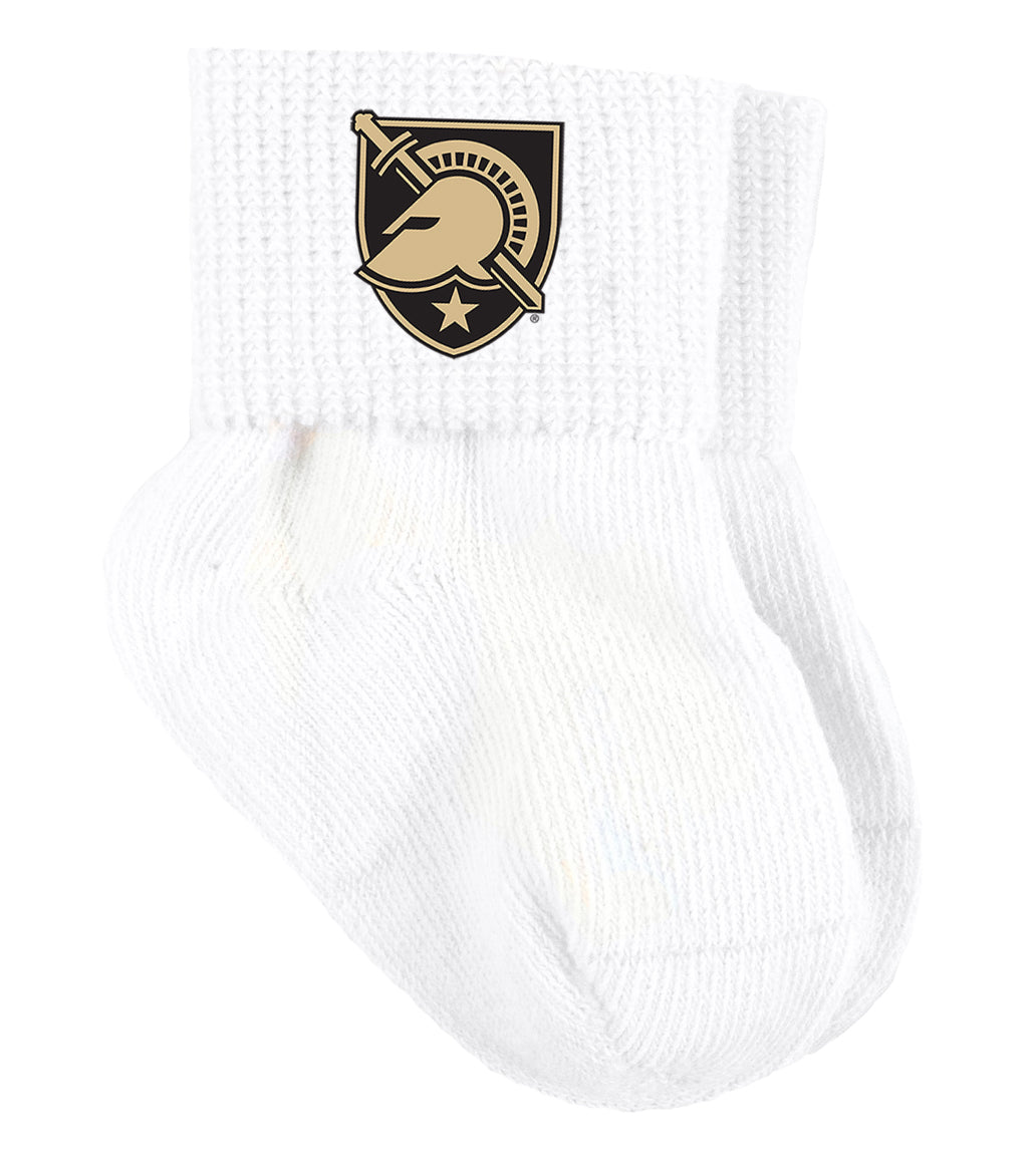 Army Black Knights Baby Socks