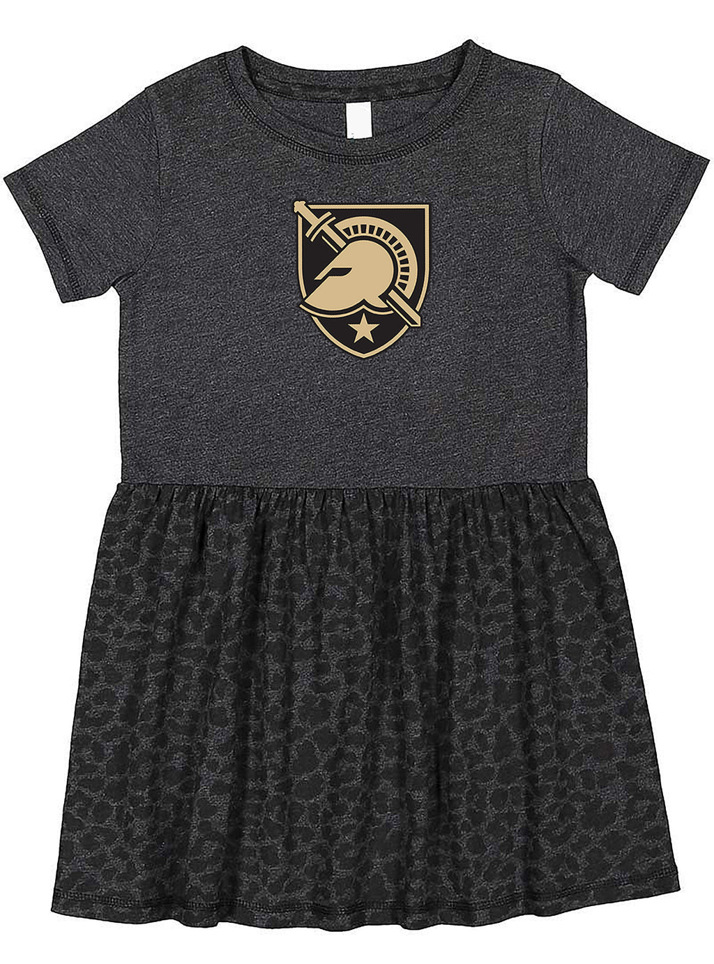 Army Black Knights Toddler Dress - Smoke/Black Leopard