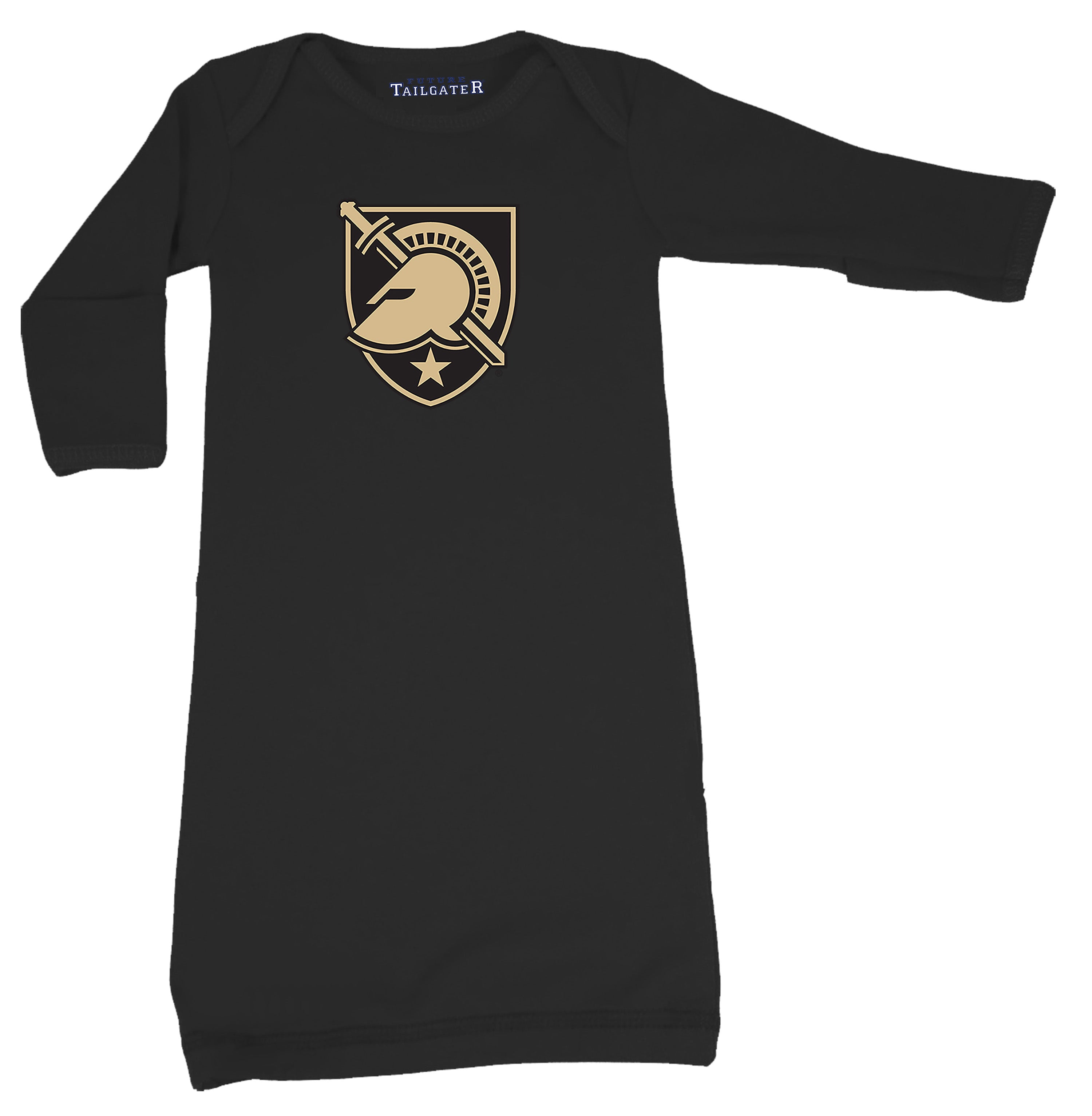 Army Black Knights LOGO Baby Layette Gown