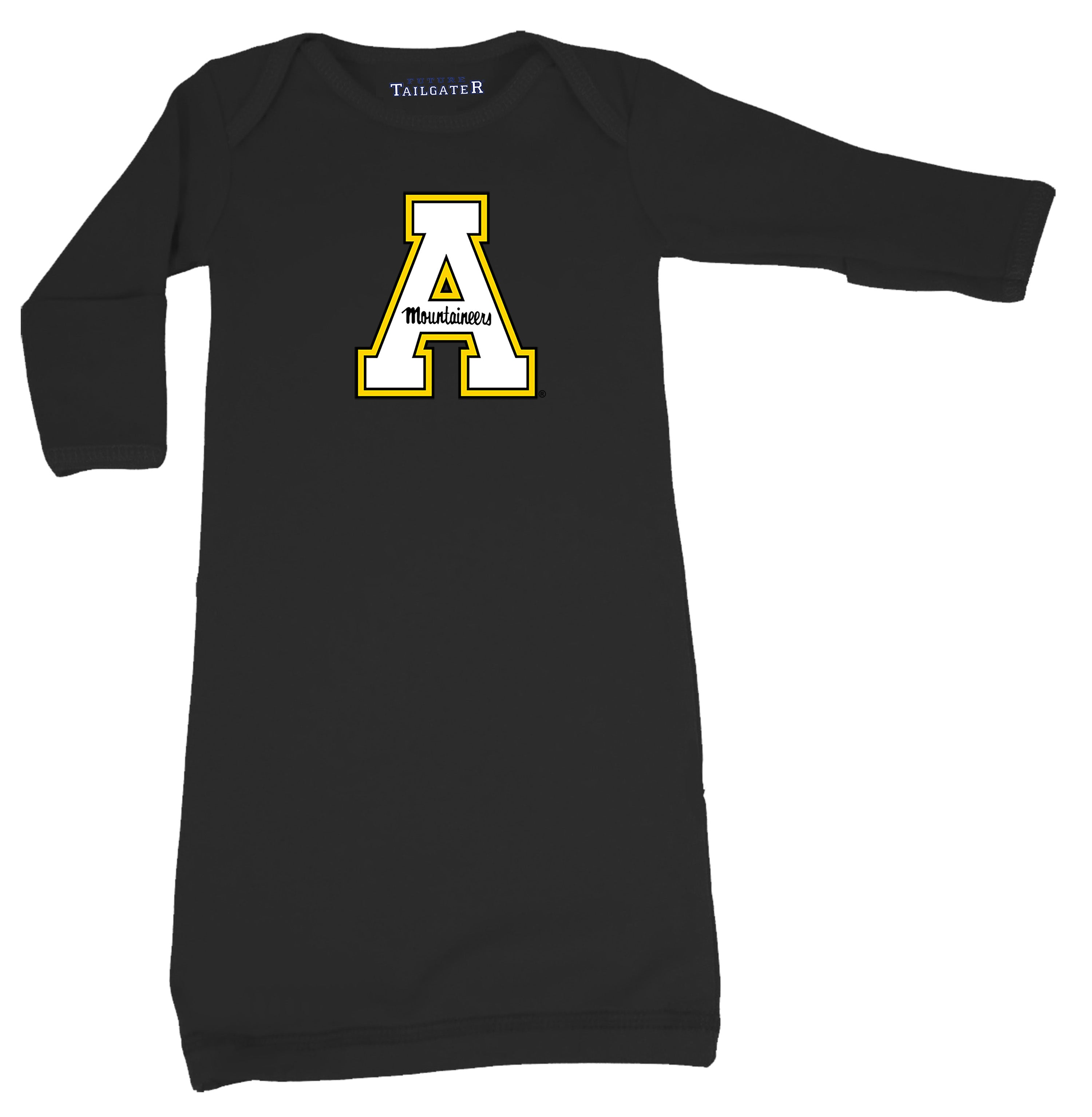 Appalachian State Mountaineers LOGO Baby Layette Gown