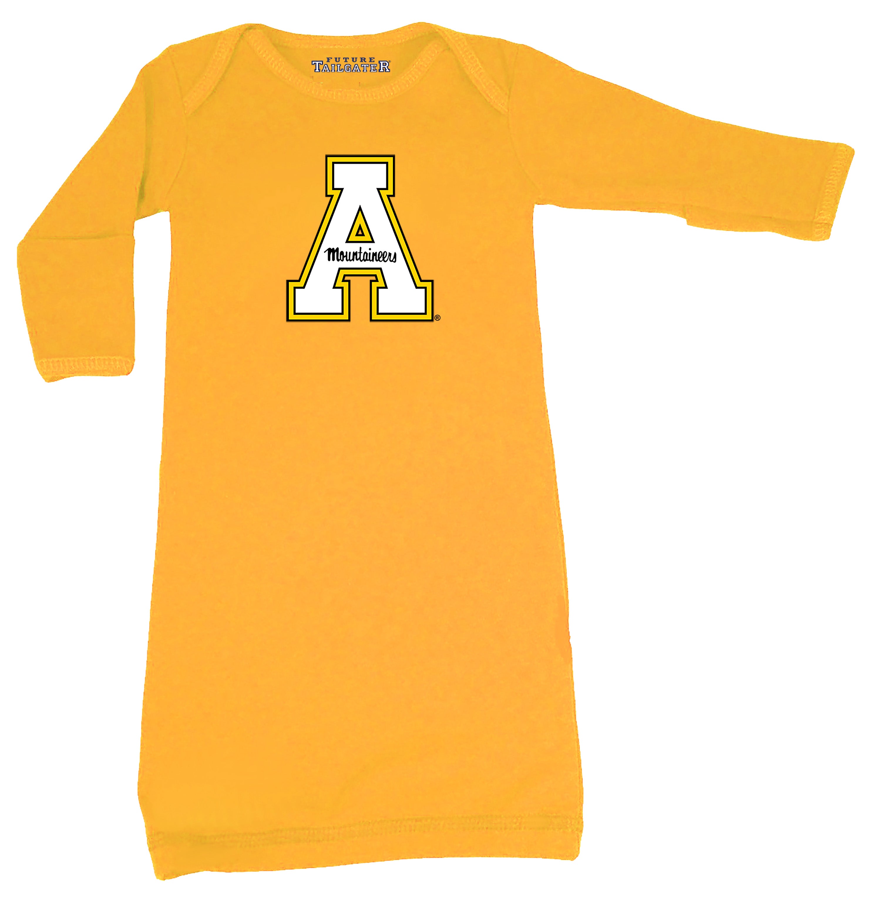 Appalachian State Mountaineers LOGO Baby Layette Gown