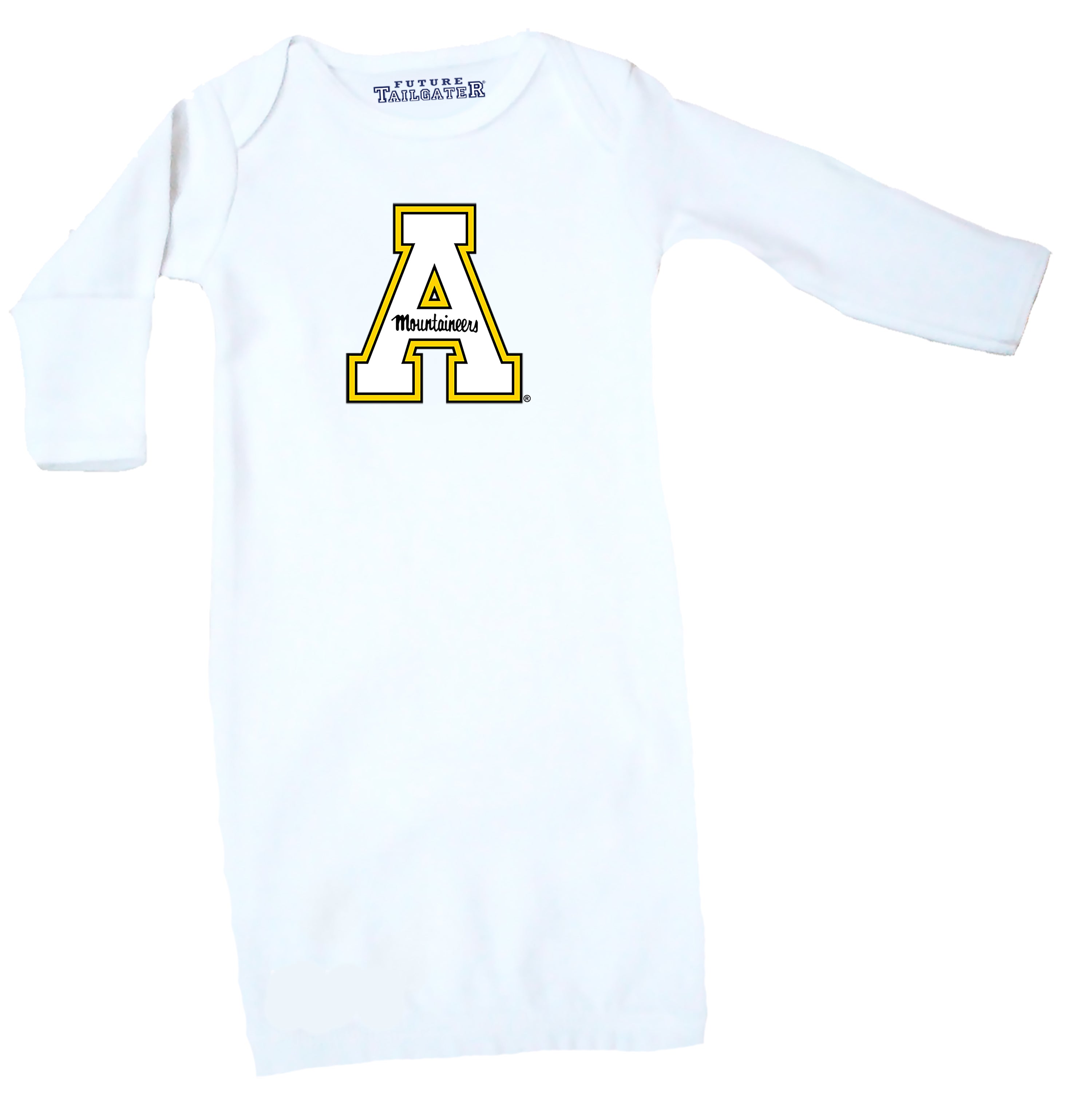 Appalachian State Mountaineers LOGO Baby Layette Gown