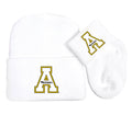 Appalachian State Mountaineers Baby Knit Cap and Socks Set