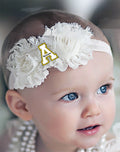 Appalachian State Mountaineers Baby/Toddler Shabby Flower Hair Bow Headband