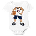 Auburn Tigers Heads Up! Basketball Player Baby Bodysuit