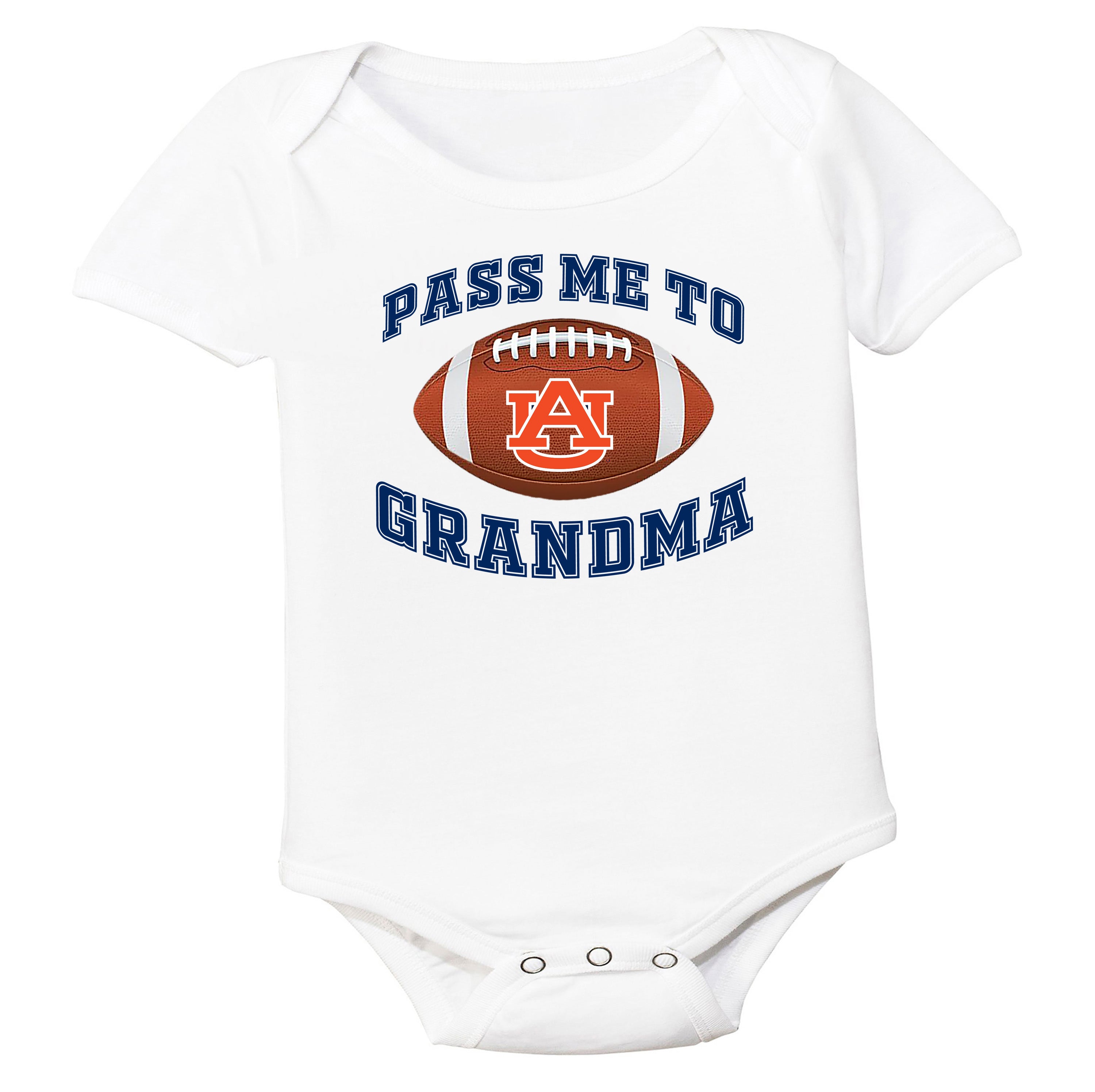 Auburn Tigers Pass Me to GrandPA, & Other Loved Ones Baby Bodysuit
