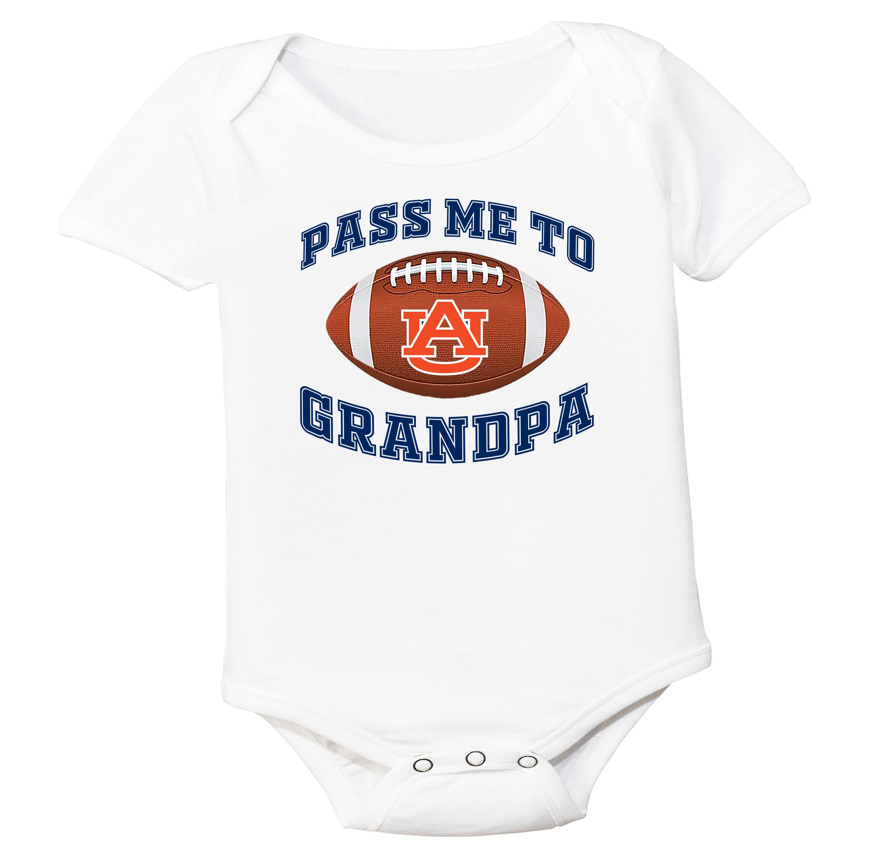 Auburn Tigers Pass Me to GrandPA, & Other Loved Ones Baby Bodysuit