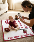 Indiana Hoosiers Baby Milestone Blanket