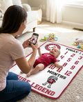 Alabama Crimson Tide Baby Milestone Blanket