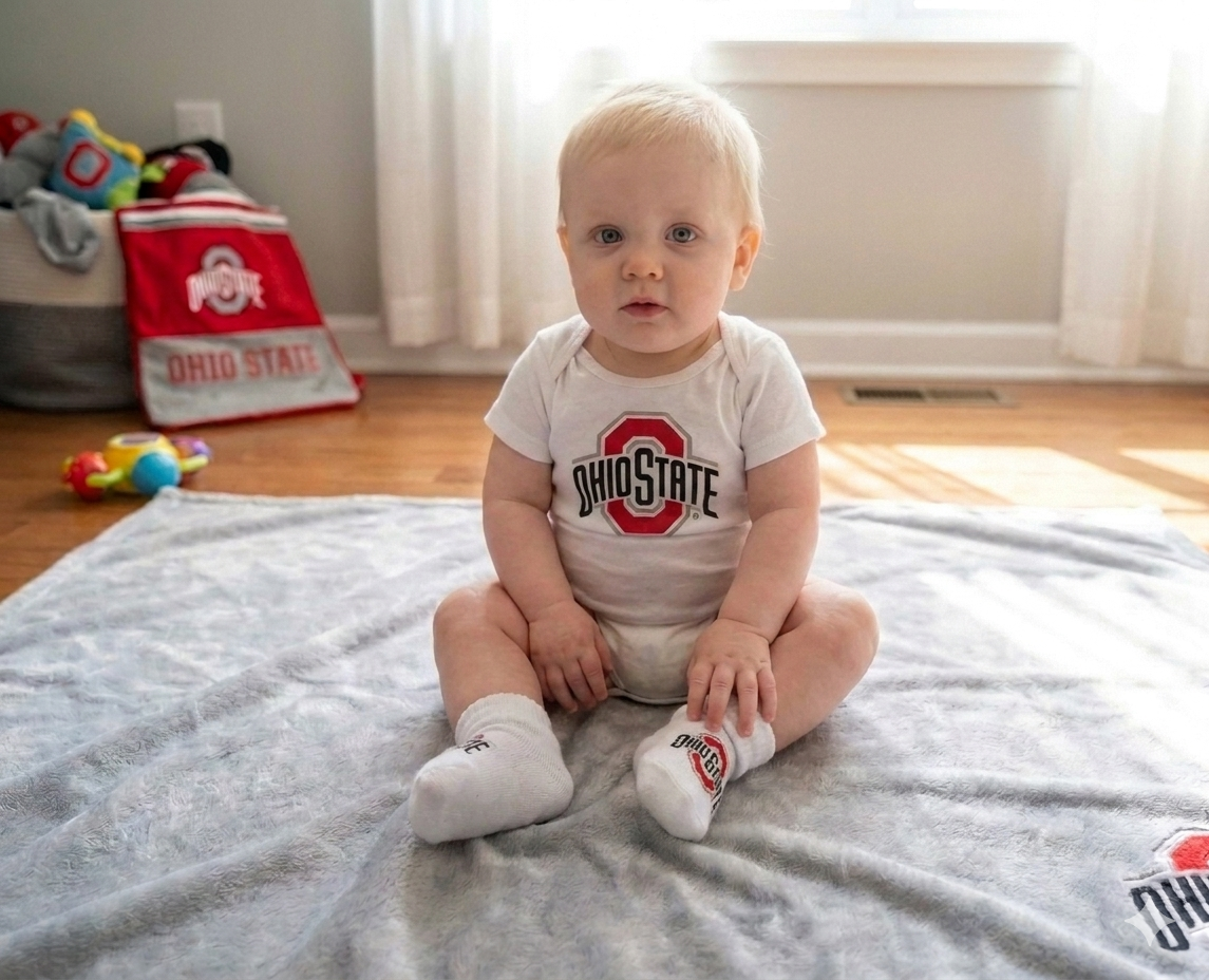 Ohio State Buckeyes Future Tailgater FT Baby Bodysuit