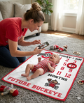 Ohio State Buckeyes Baby Milestone Blanket