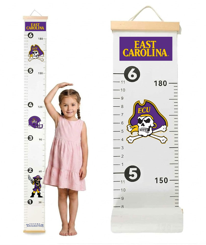 ECU Pirates East Carolina Baby Height Growth Chart for Kids