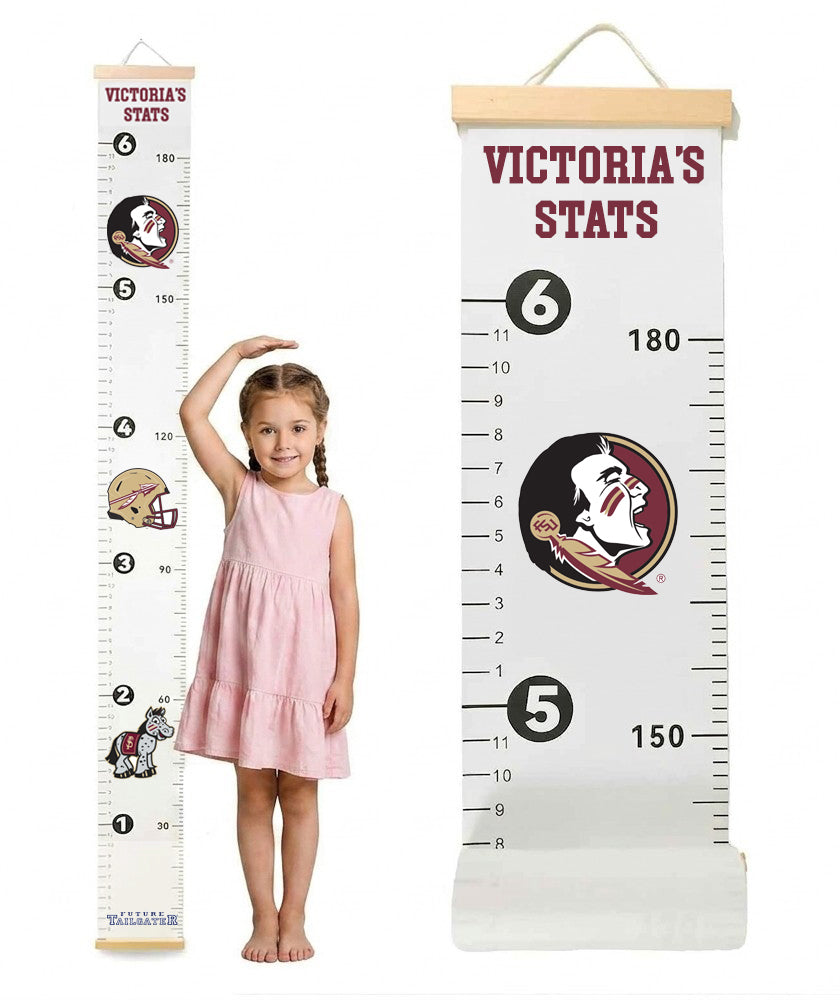 Florida State Seminoles Baby Height Growth Chart for Kids - Personalized