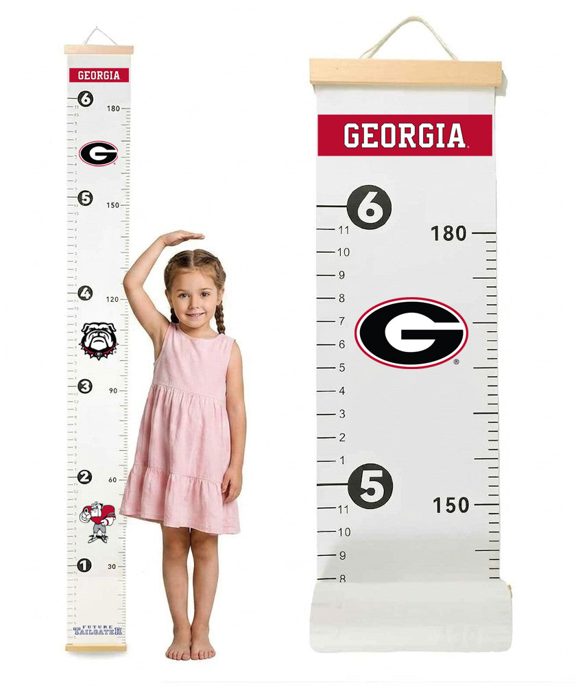 Georgia Bulldogs Baby Height Growth Chart for Kids