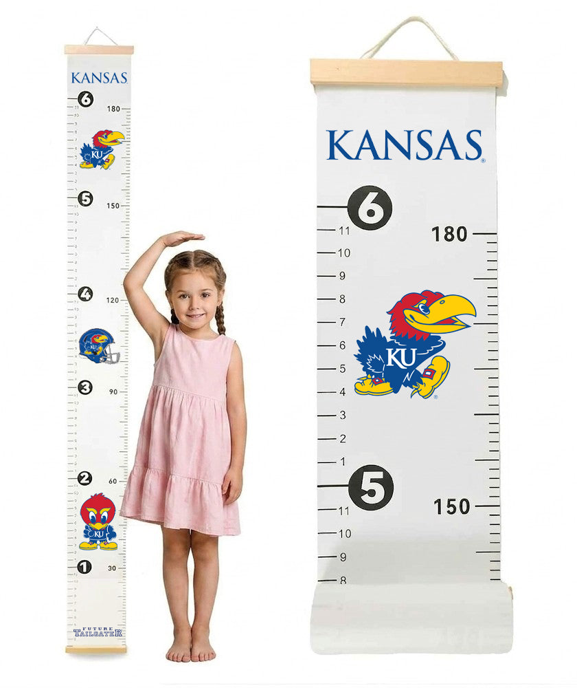 Kansas Jayhawks Baby Height Growth Chart for Kids