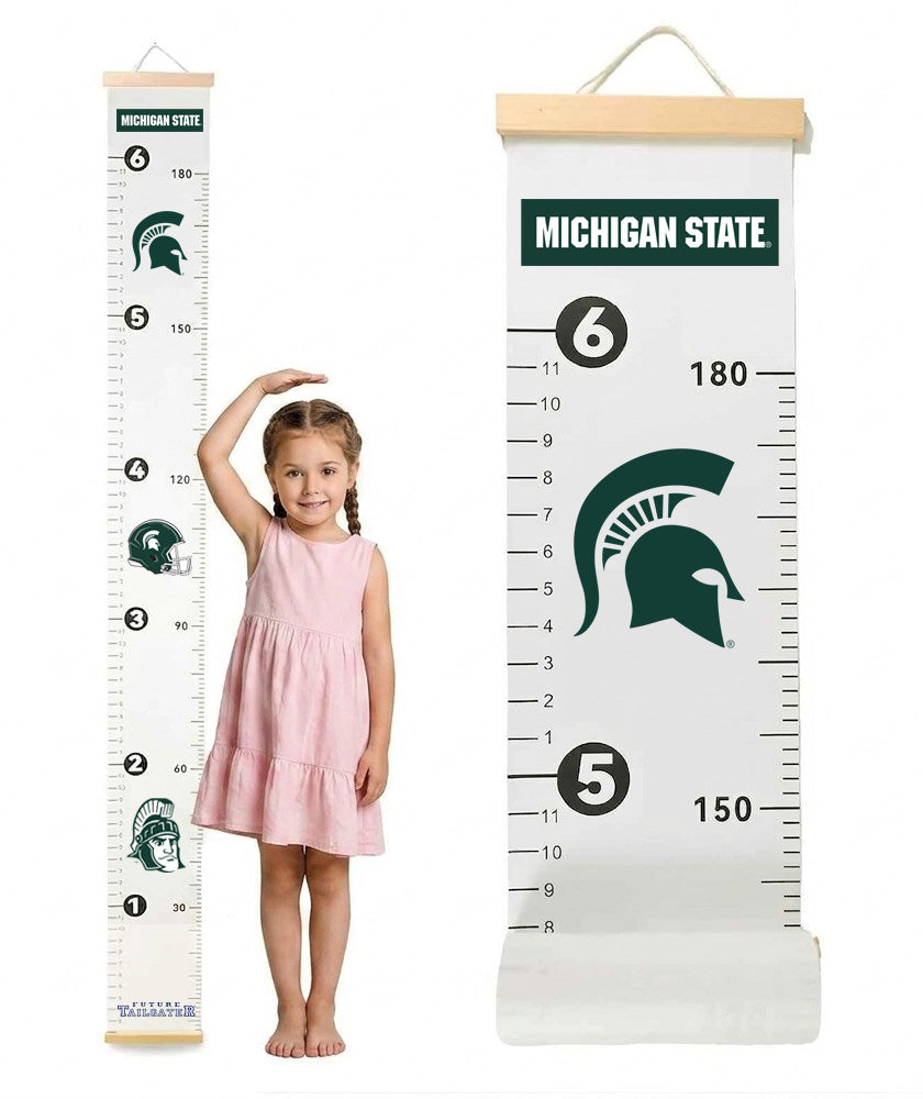 Michigan State Spartans Baby Height Growth Chart for Kids