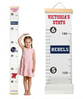 Mississippi Ole Miss Rebels Baby Height Growth Chart for Kids - Personalized