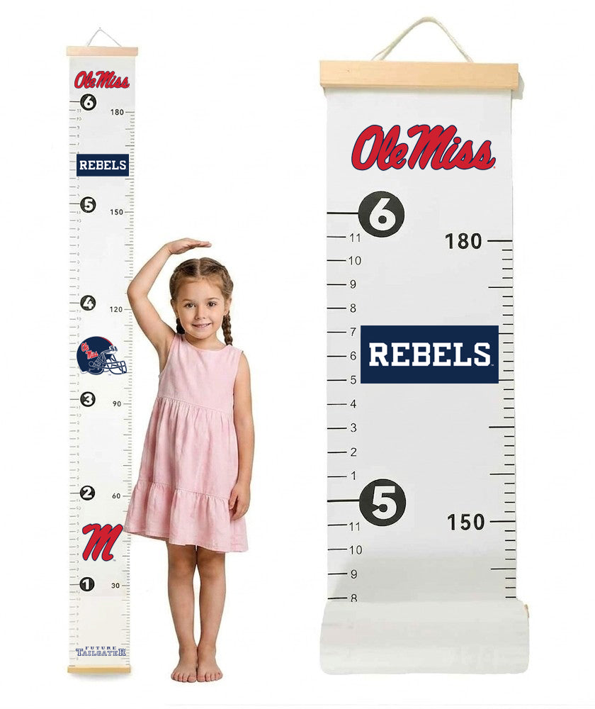 Mississippi Ole Miss Rebels Baby Height Growth Chart for Kids