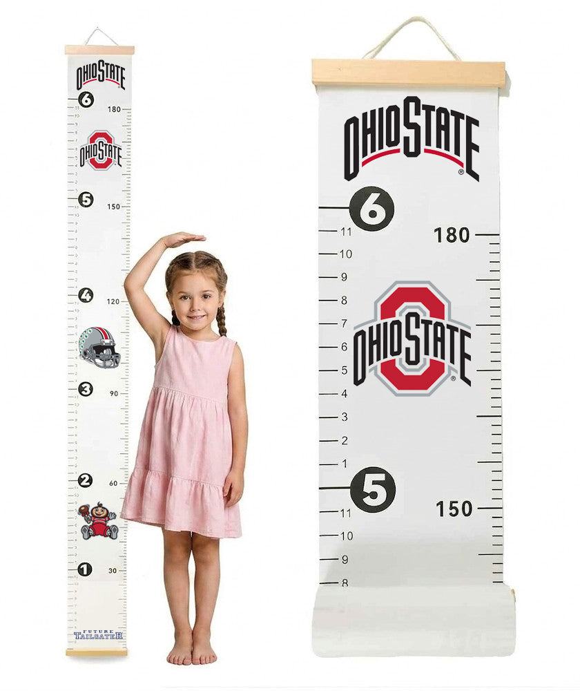 Ohio State Buckeyes Baby Height Growth Chart for Kids