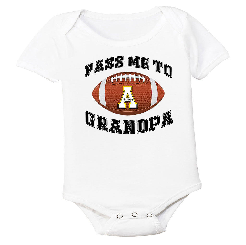 Appalachian State Mountaineers Pass Me to GrandPA, & Other Loved Ones Baby Bodysuit