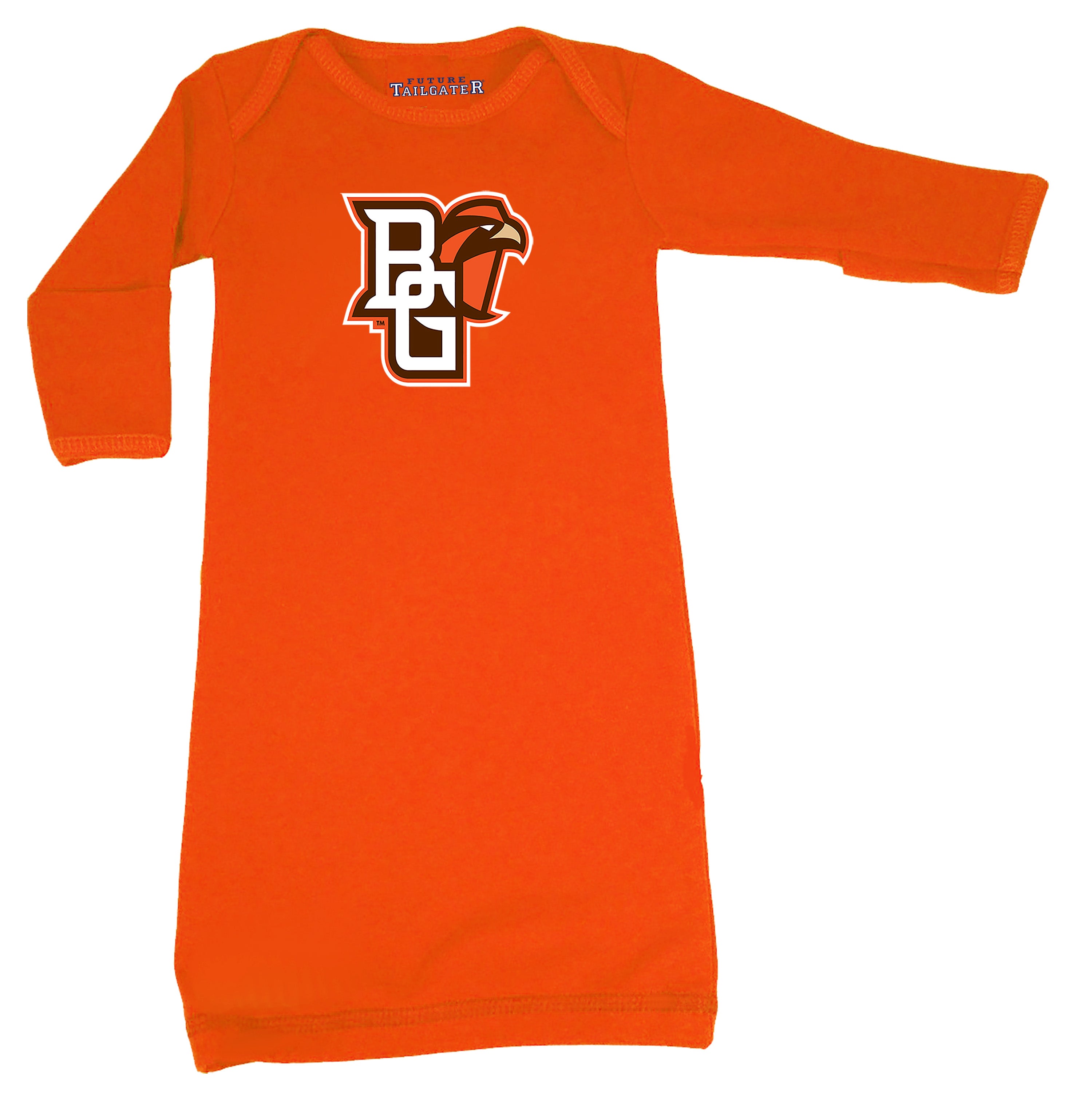 Bowling Green St. Falcons LOGO Baby Layette Gown